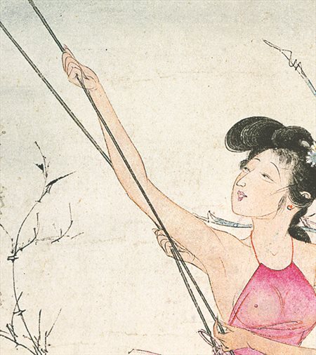 姜欣-胡也佛的仕女画和最知名的金瓶梅秘戏图